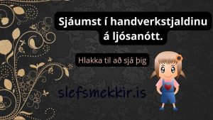 Sjáumst í handverkstjaldinu á ljósanótt.